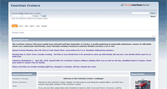 Desktop Screenshot of cowichancruisers.com