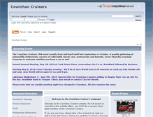 Tablet Screenshot of cowichancruisers.com